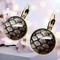 Boucles d'oreilles motifs Art Déco